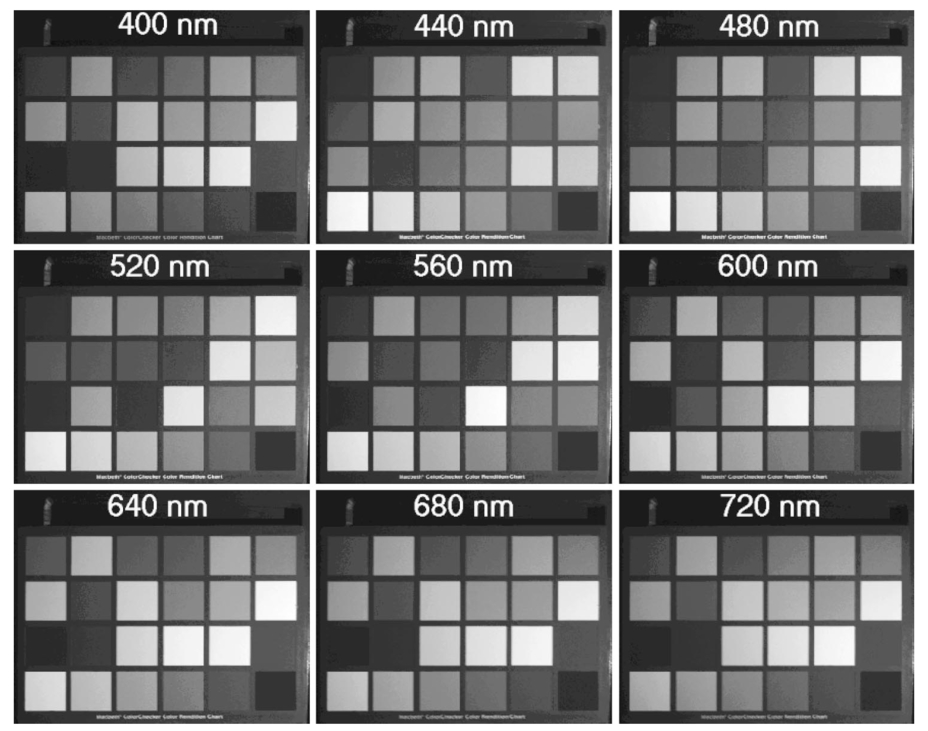 Multispectral color image capture using a liquid crystal tunable
