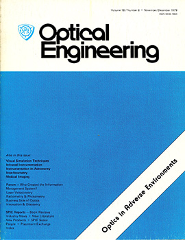 Volume 18 Issue 6 | Optical Engineering